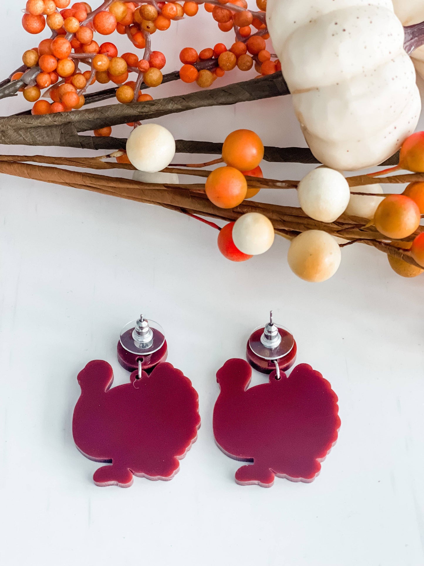 Leopard Turkey Fall Earrings "Dangles"