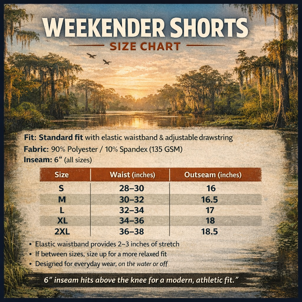 The Weekender Shorts - Striper: XL
