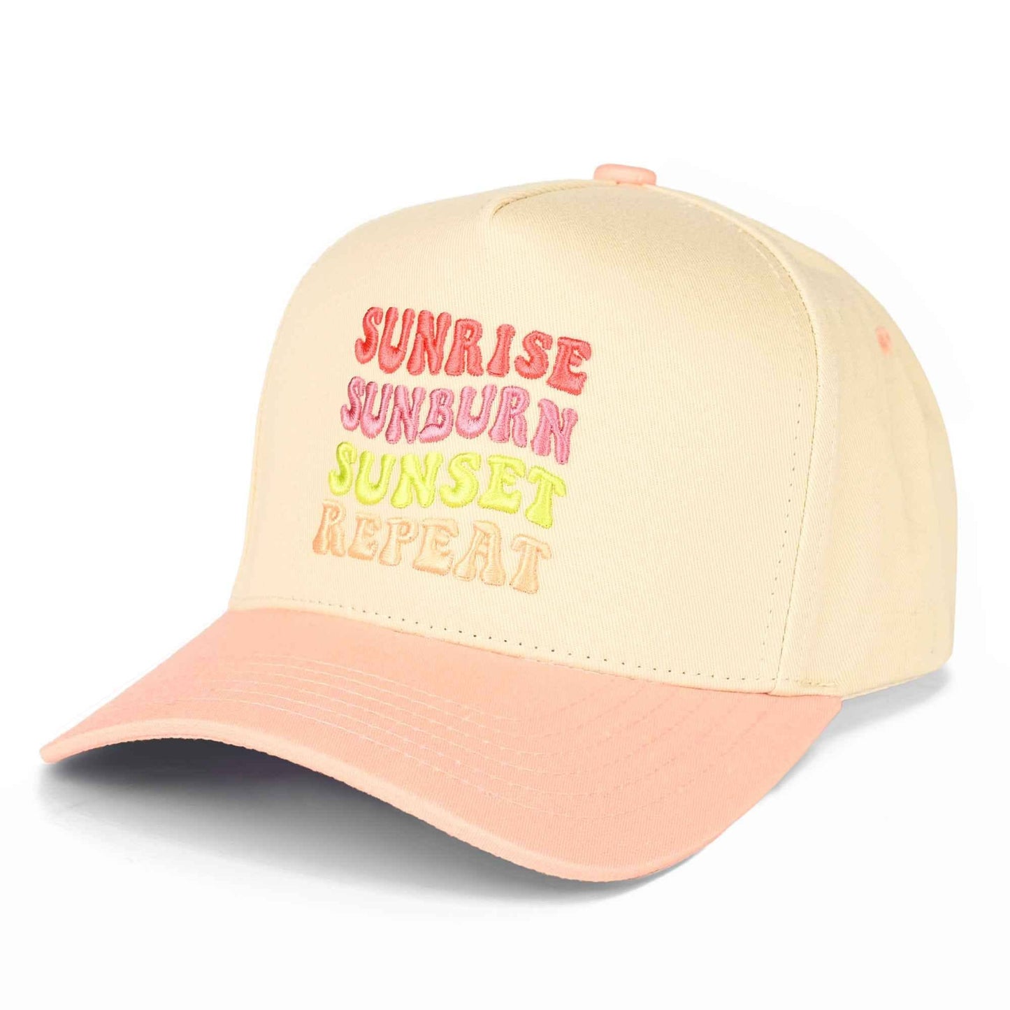 Sunrise Sunburn Sunset Repeat Trucker Hat
