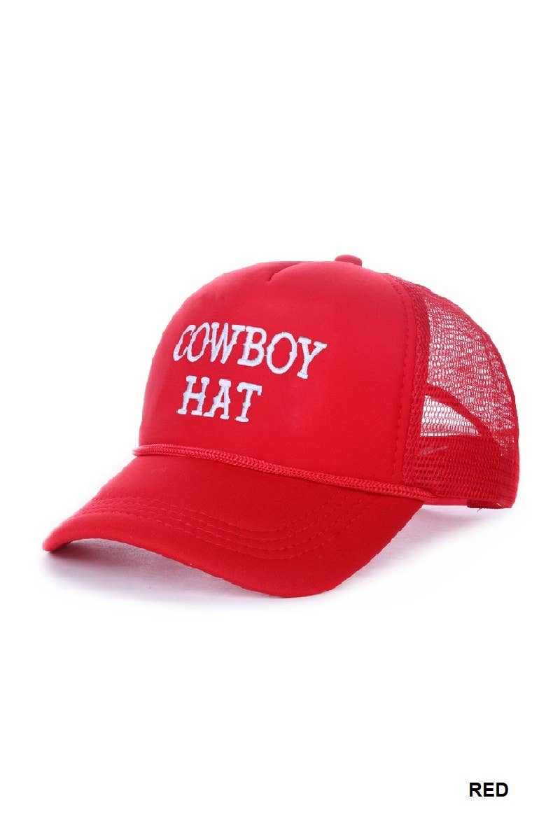 The Cowboy Hat Baseball Mesh Cap