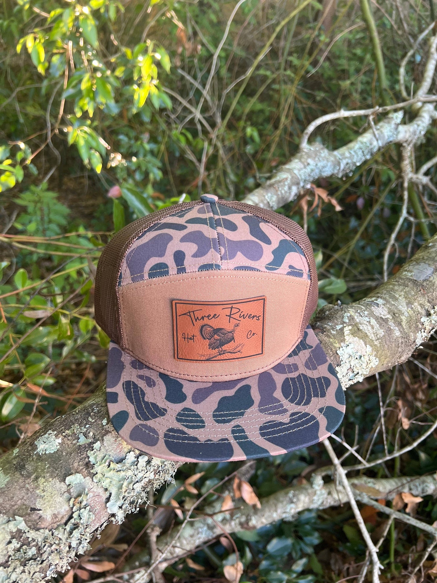 Gobbler on the Roost - “Old’s Cool” Camo Flatbill Snapback