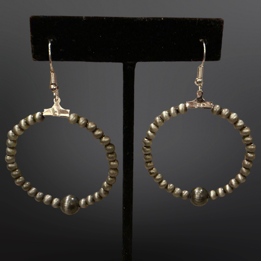 Faux Navajo Pearls Earrings