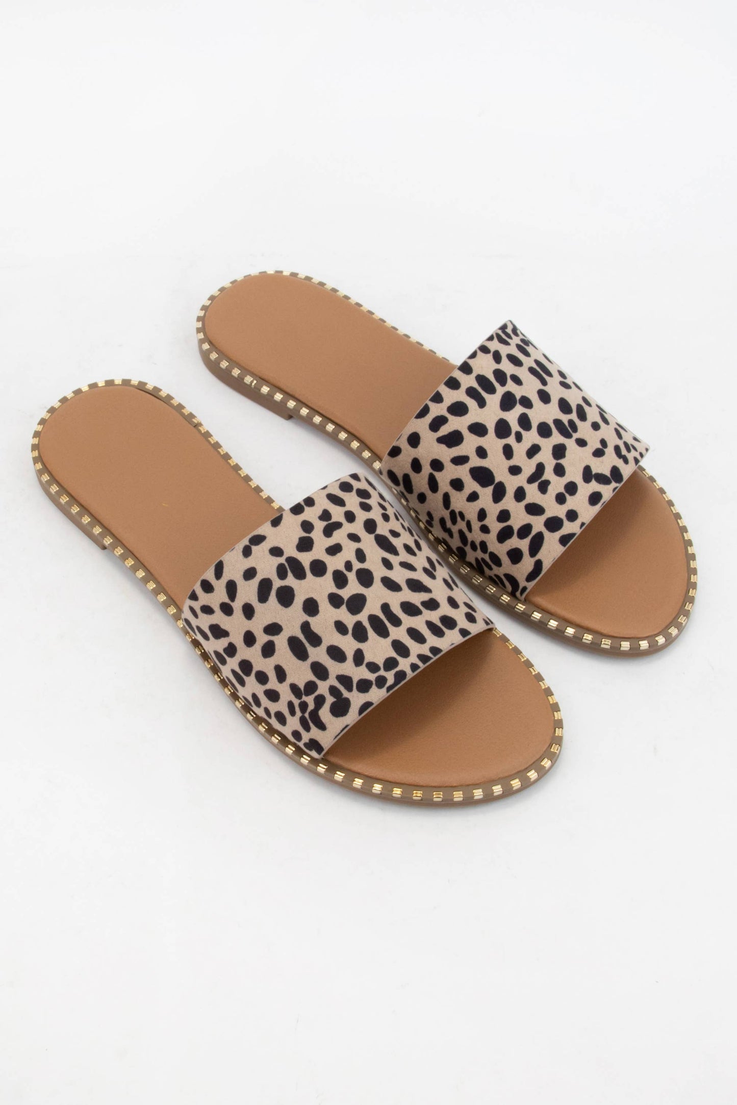METAL TIP EMBELLISHED EDGE SANDAL