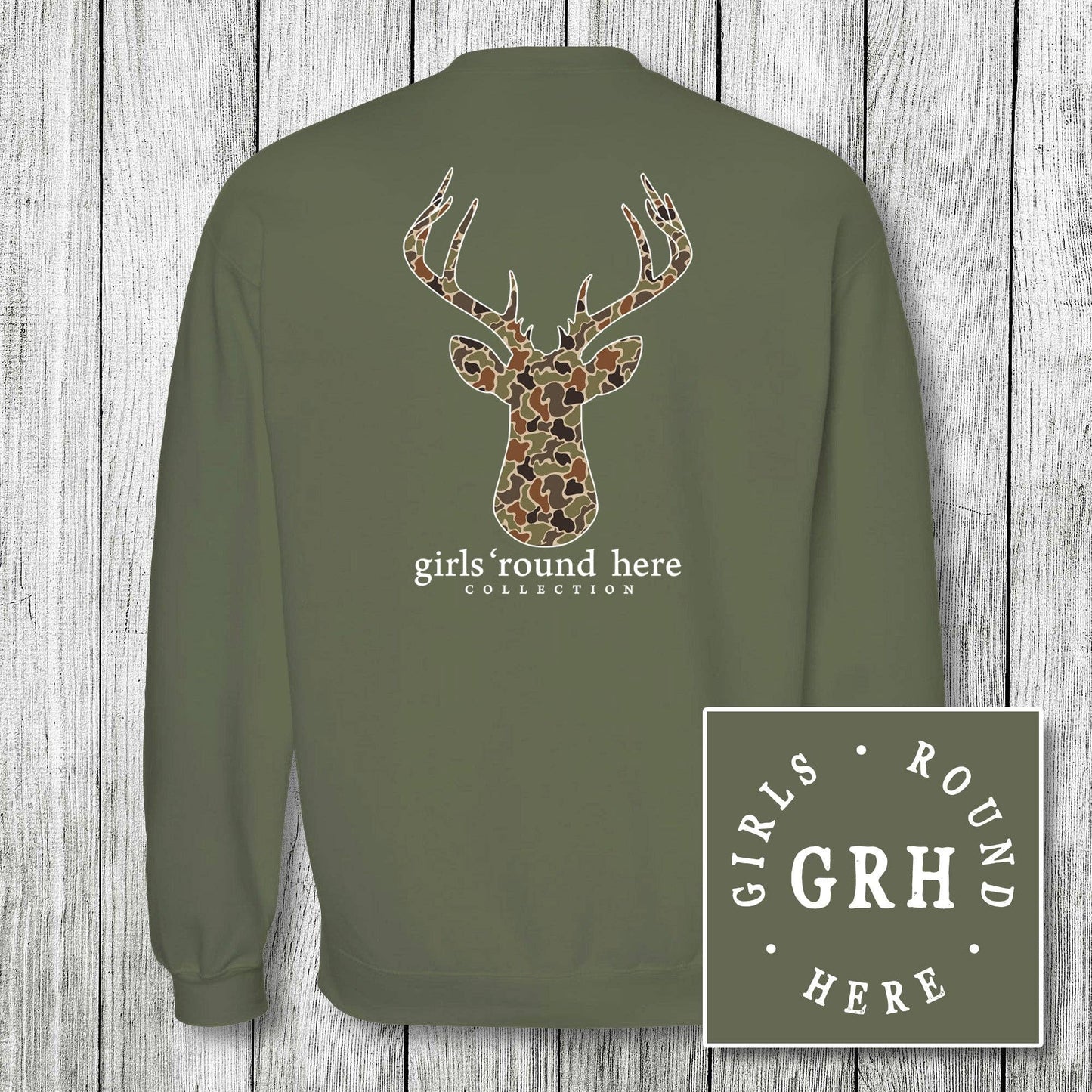 Girls 'Round Here Duck Camo Buck