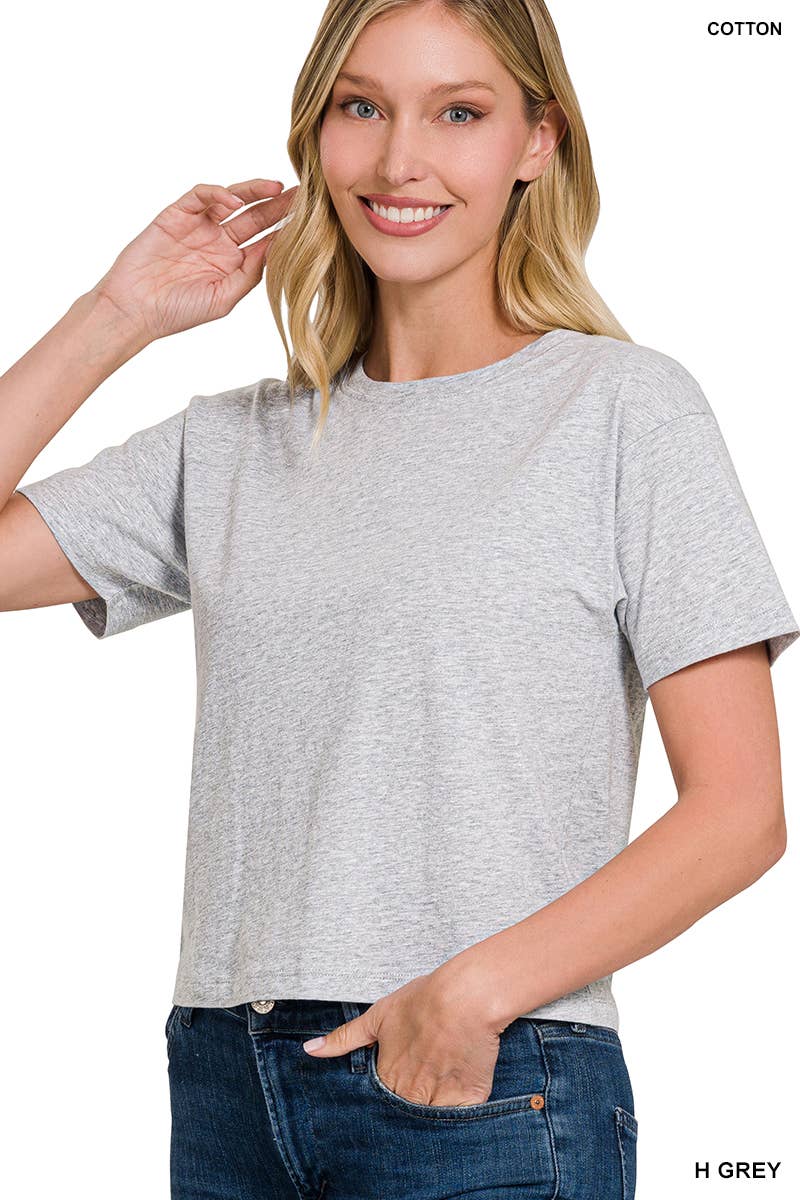 Crew Neck Short Sleeve Tee