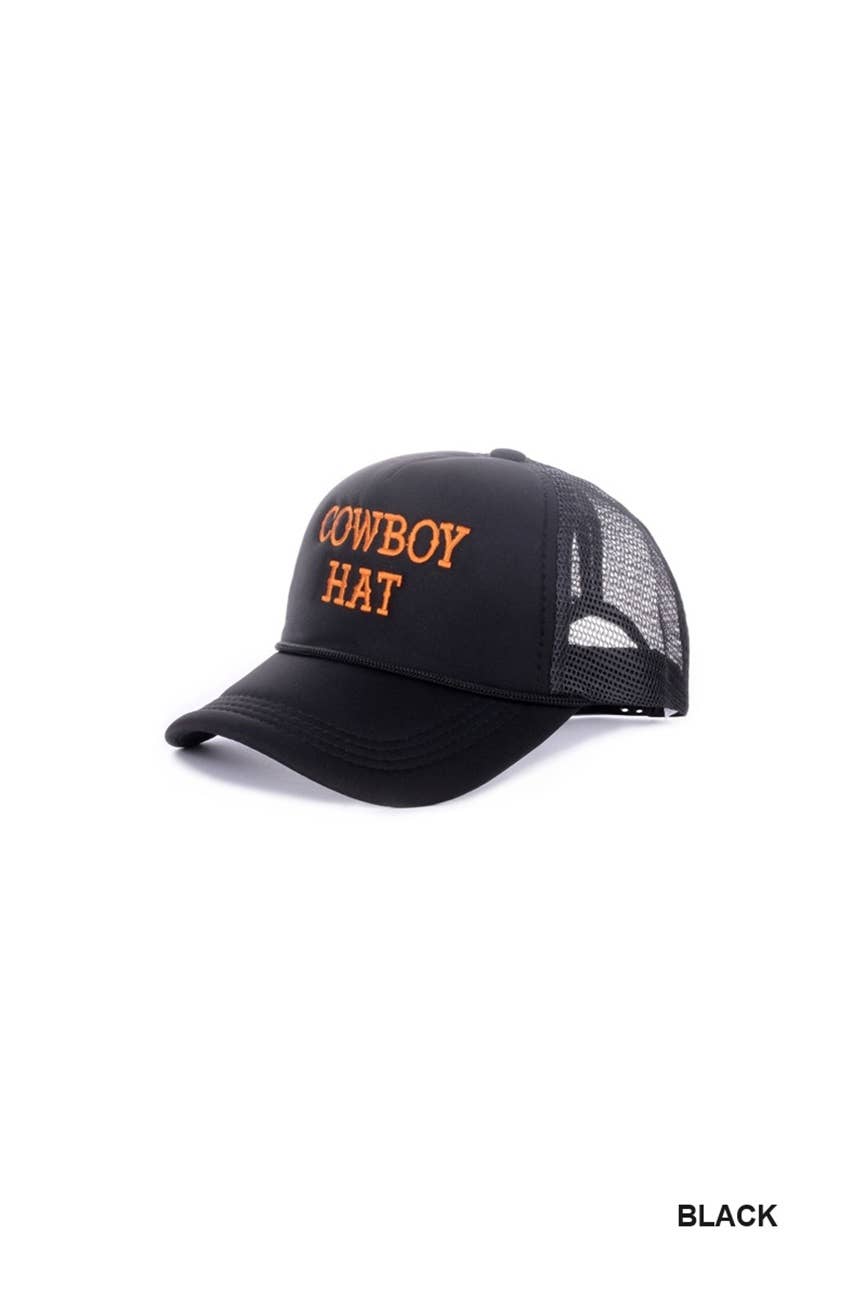 The Cowboy Hat Baseball Mesh Cap