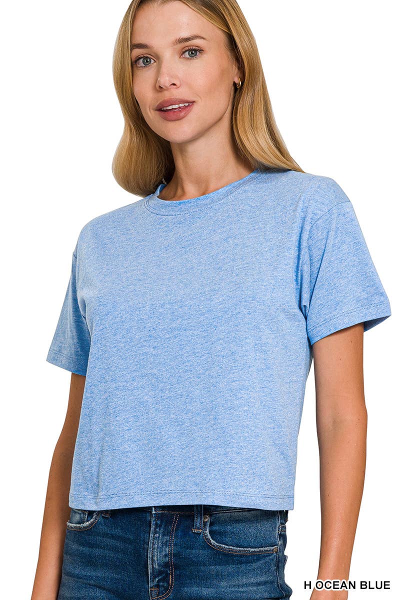 Crew Neck Short Sleeve Tee