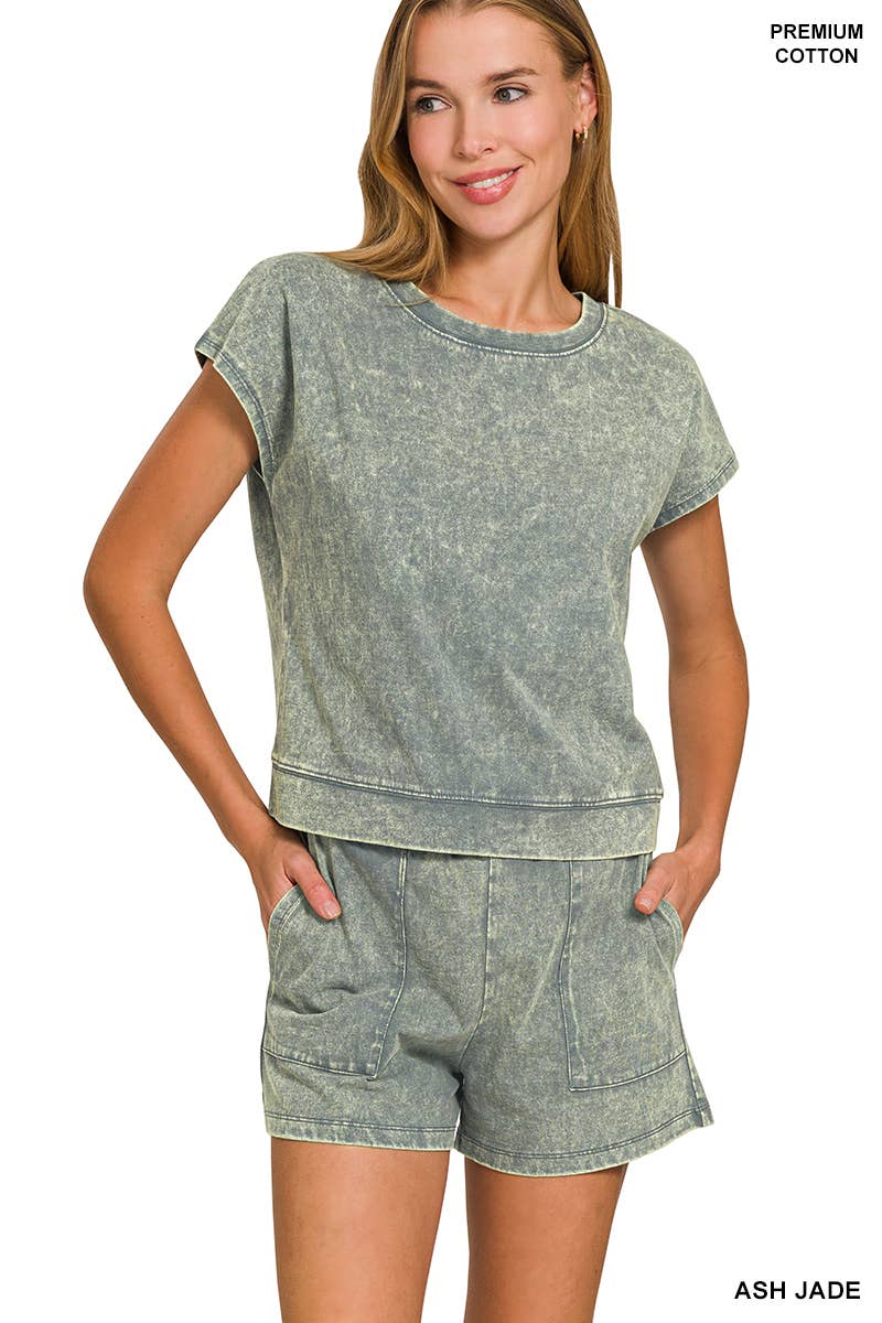 Sleeveless Top & Shorts Set
