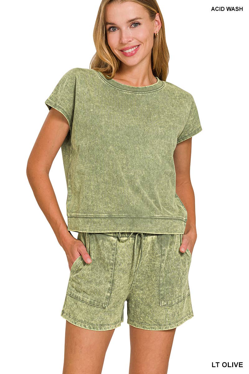 Sleeveless Top & Shorts Set
