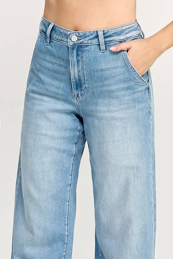 High Rise Wide Leg Jeans