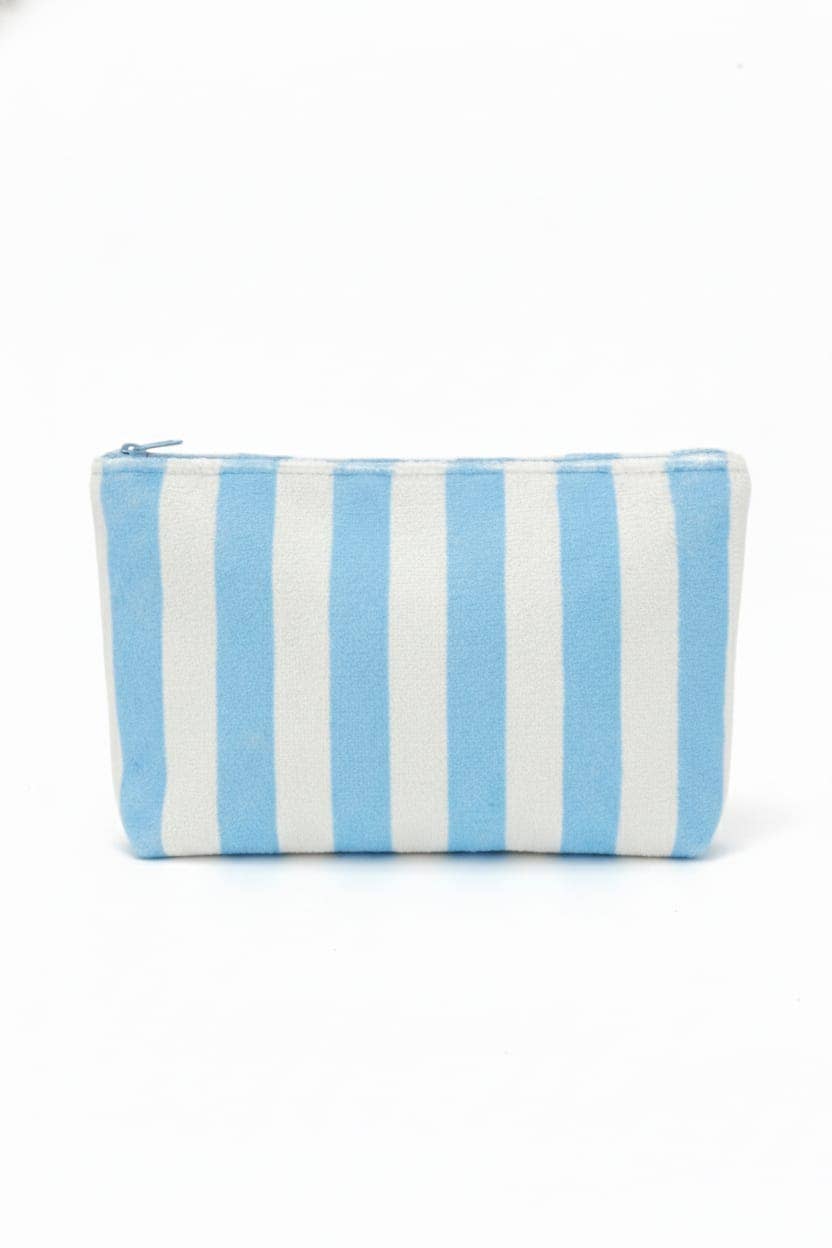 Striped Terry Pouch