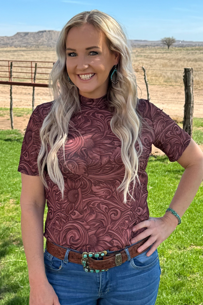 Country Roads Short Sleeve Mesh