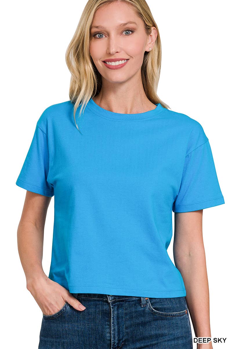 Crew Neck Short Sleeve Tee