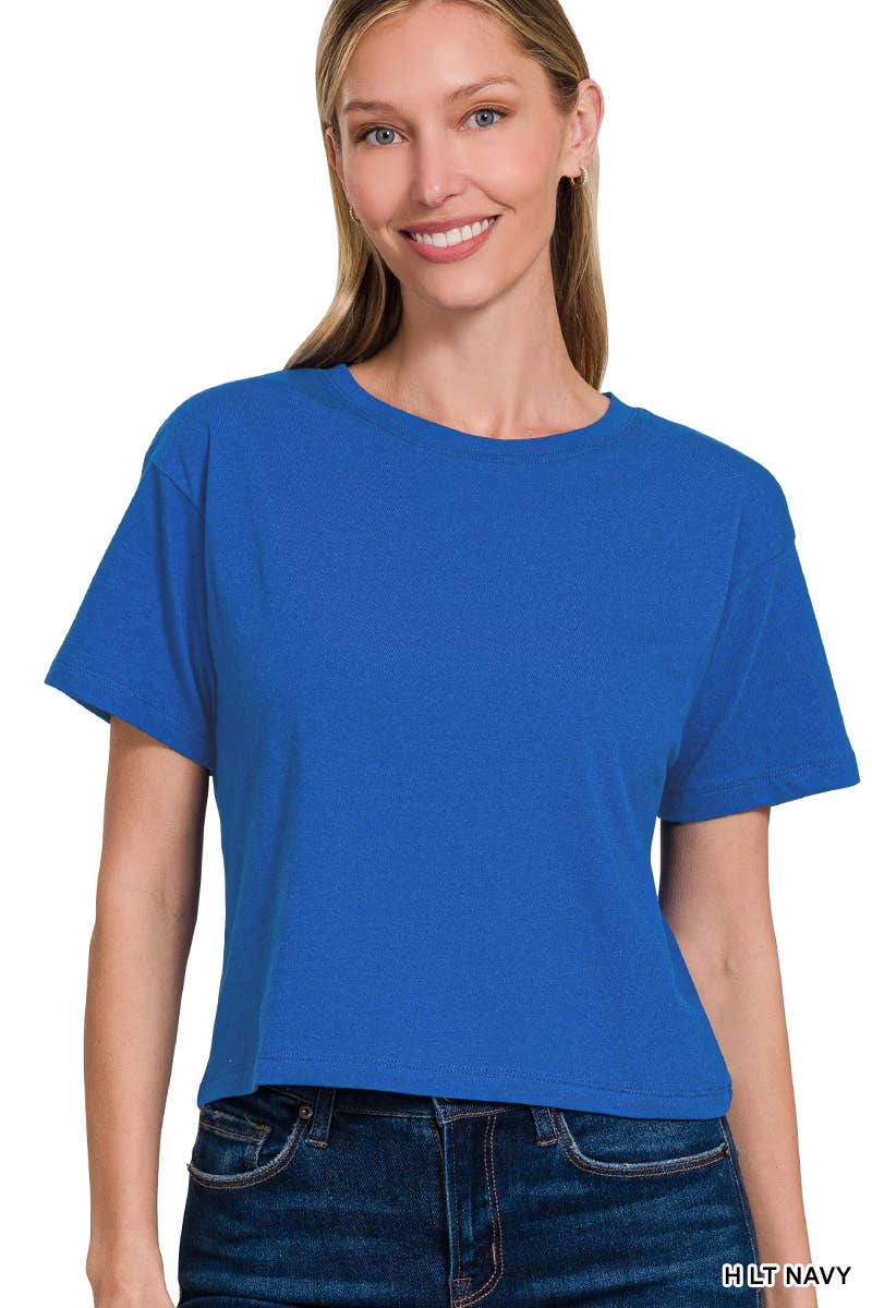 Crew Neck Short Sleeve Tee