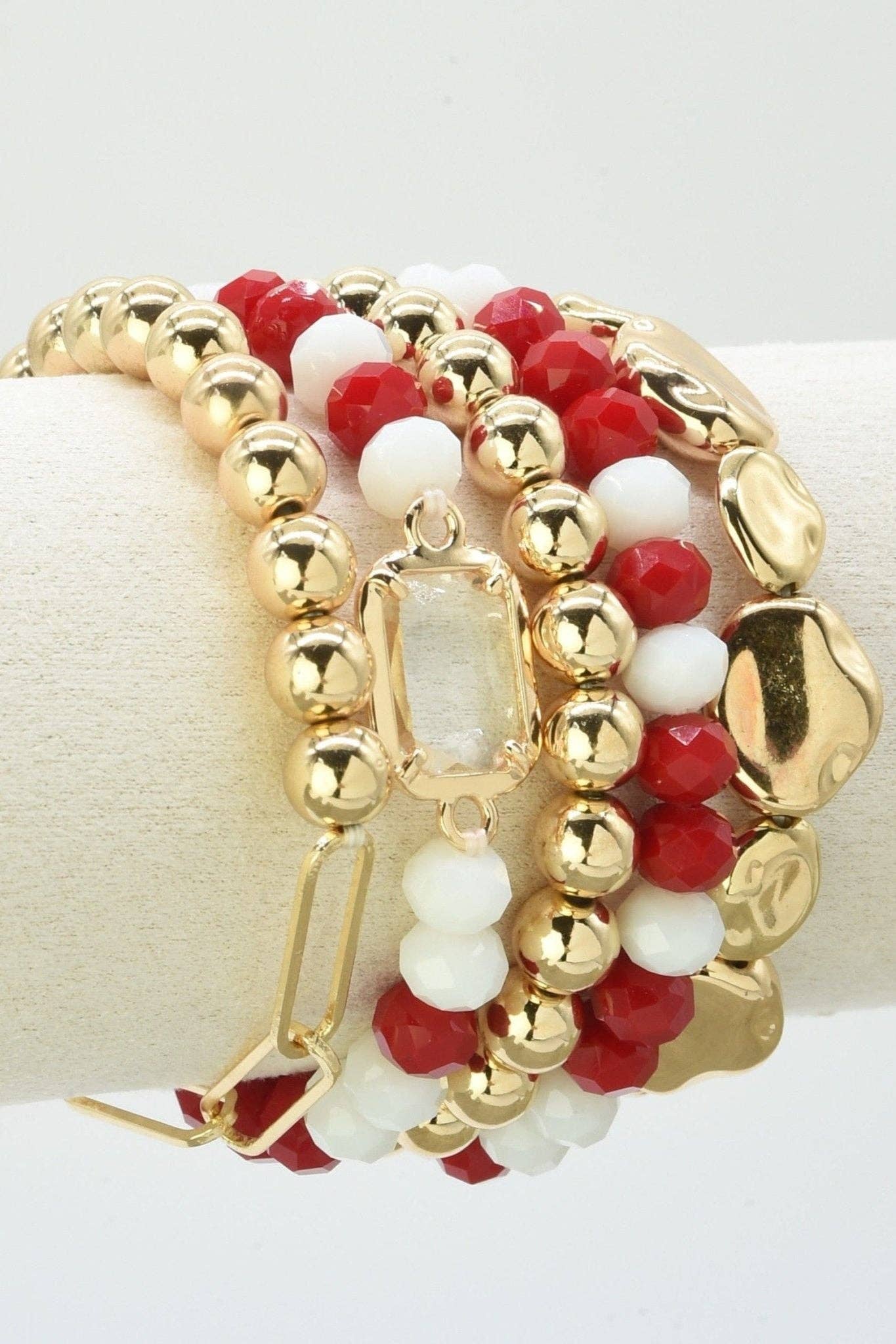 Multi Strand Bead Bracelet Set
