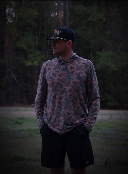 The Thin Hoodie - Vintage Camouflage