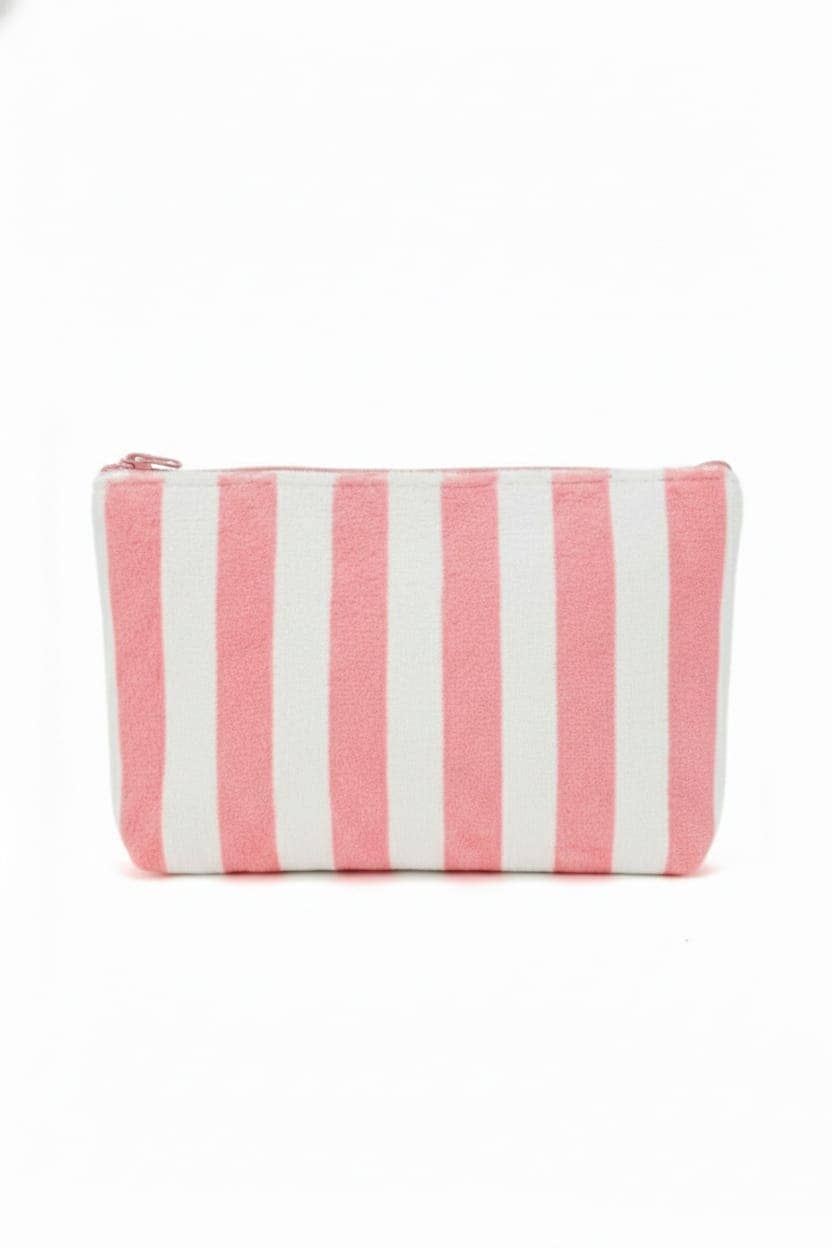 Striped Terry Pouch