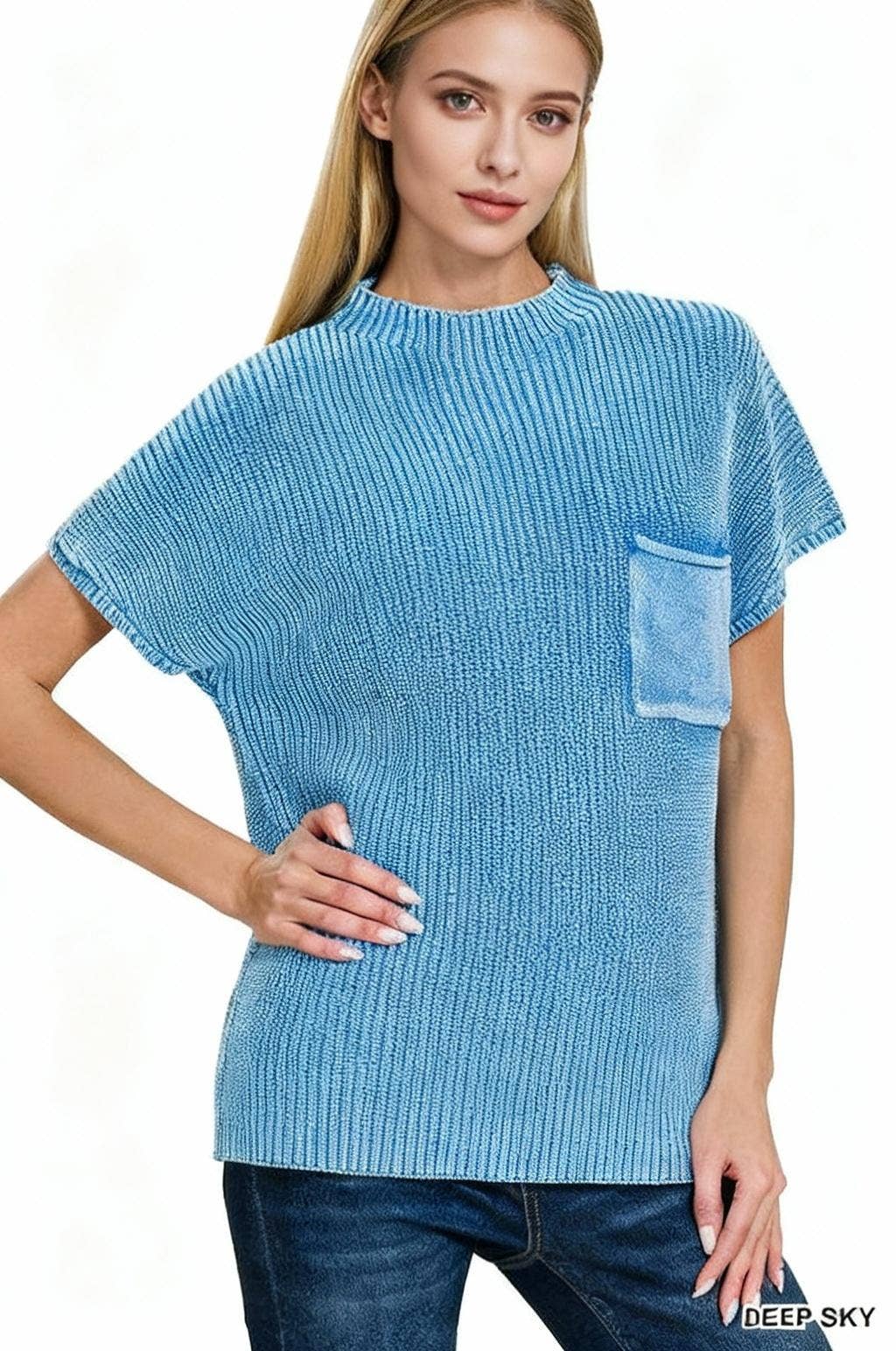 Mock Neck Fall Sweater