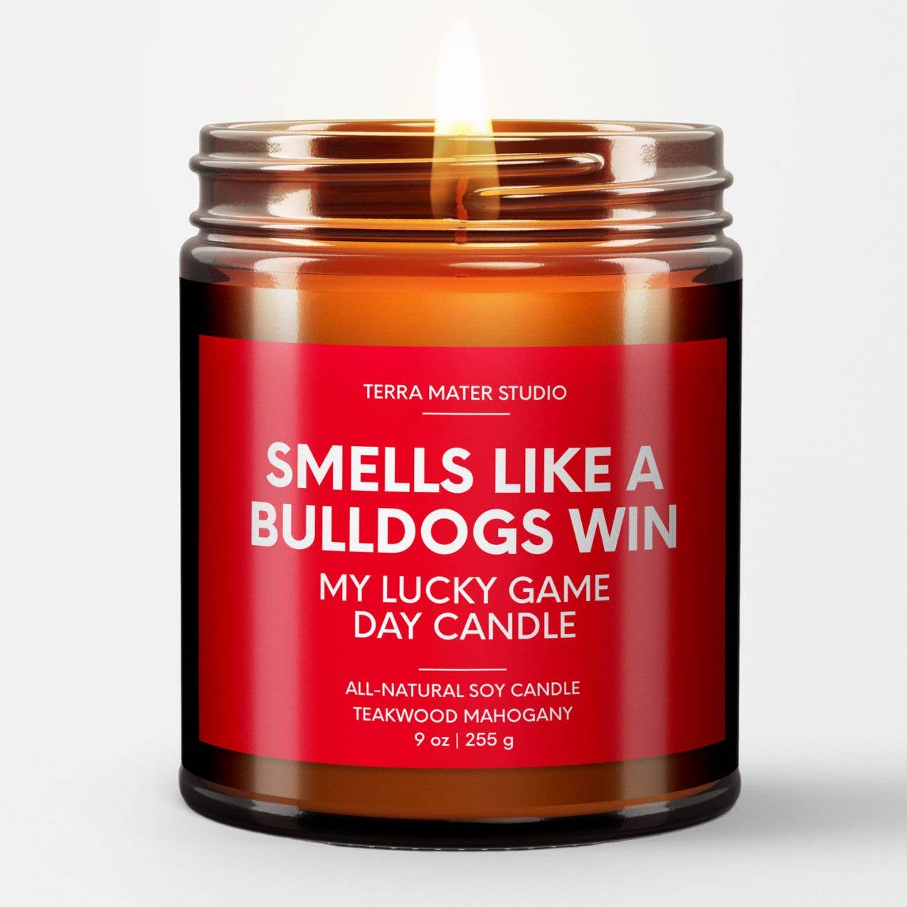 Smells Like A Bulldogs Win Game Day Candle | Bulldogs Merch