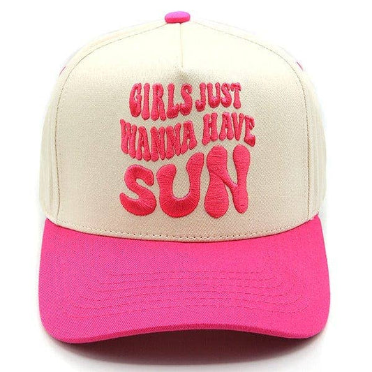 Girls Just Wanna Have Sun Trucker Hat
