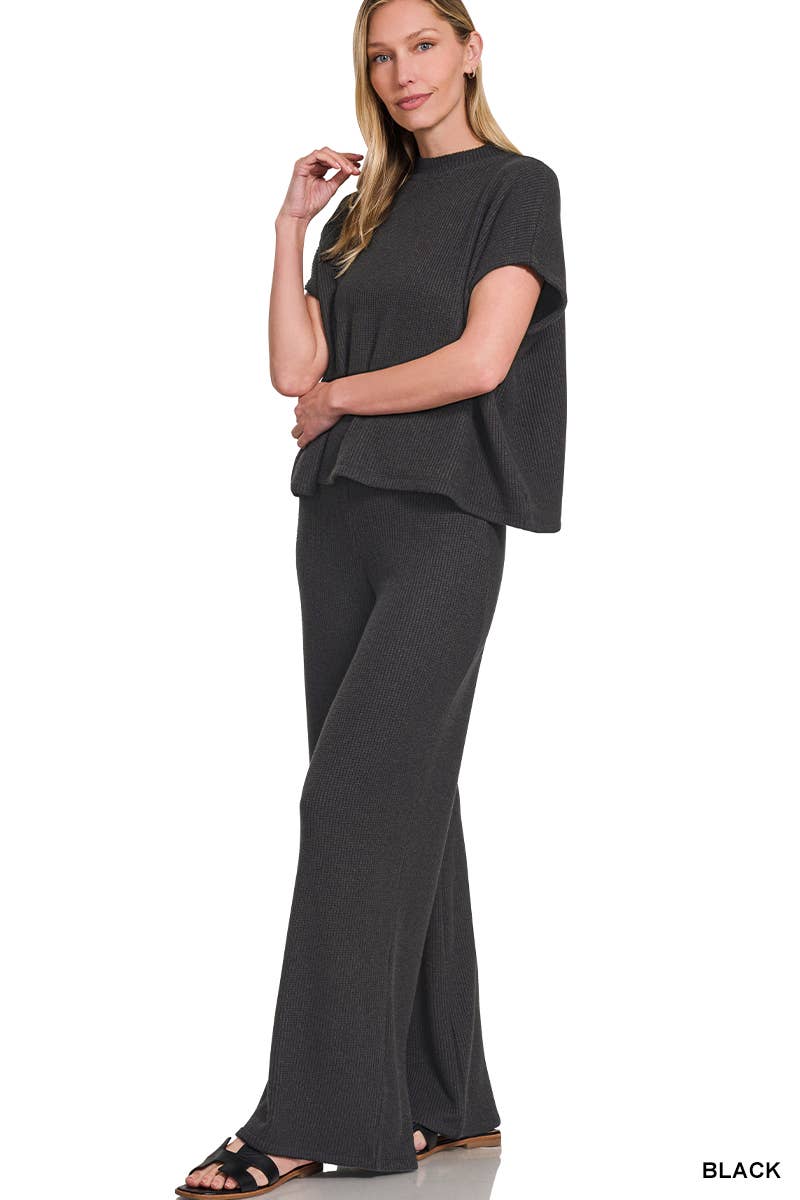 Taylor Sweater Boxy Top & Long Pants 2PC Set