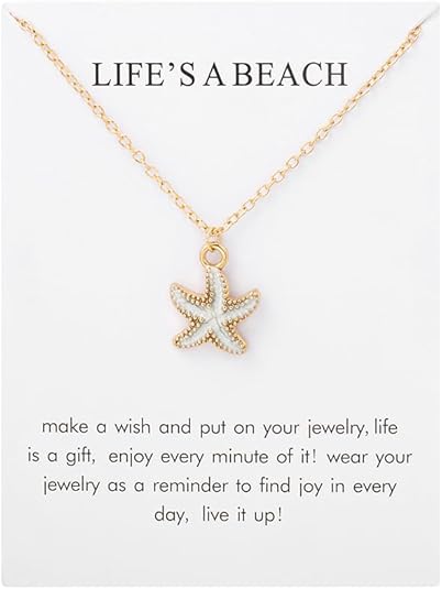 Life's A Beach Starfish Necklace