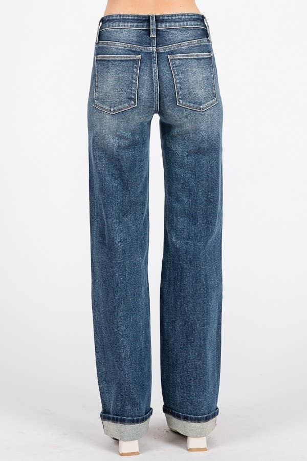 Case Jeans W/ Cuffed Hem