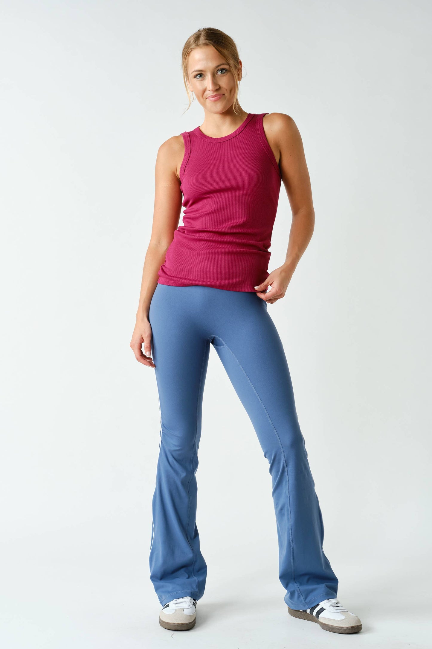 Essential Micro-Ribbed Athleisure Tank Top