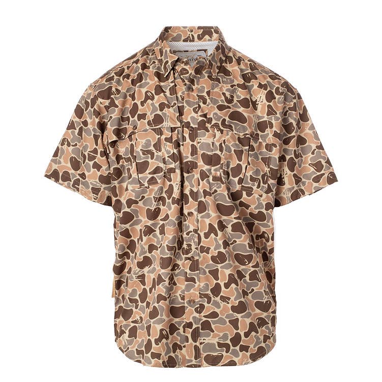 Woodlands Camouflage Button Down (783)