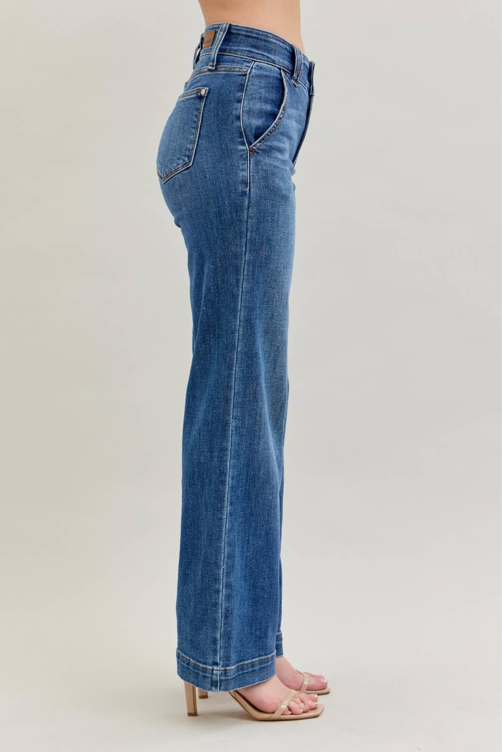 Double Button Wide Leg Judy Blue
