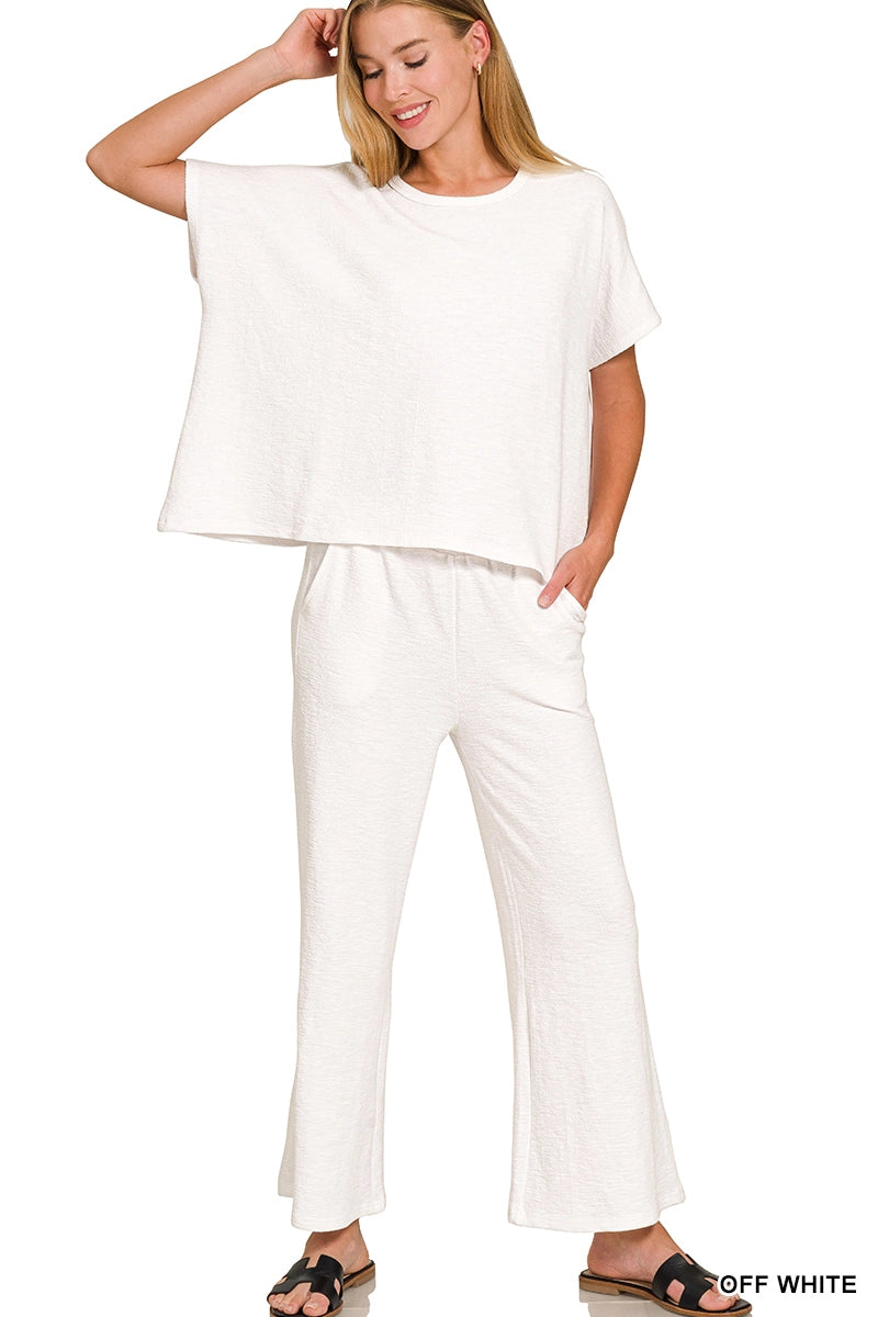 Cotton Top & Pants Set