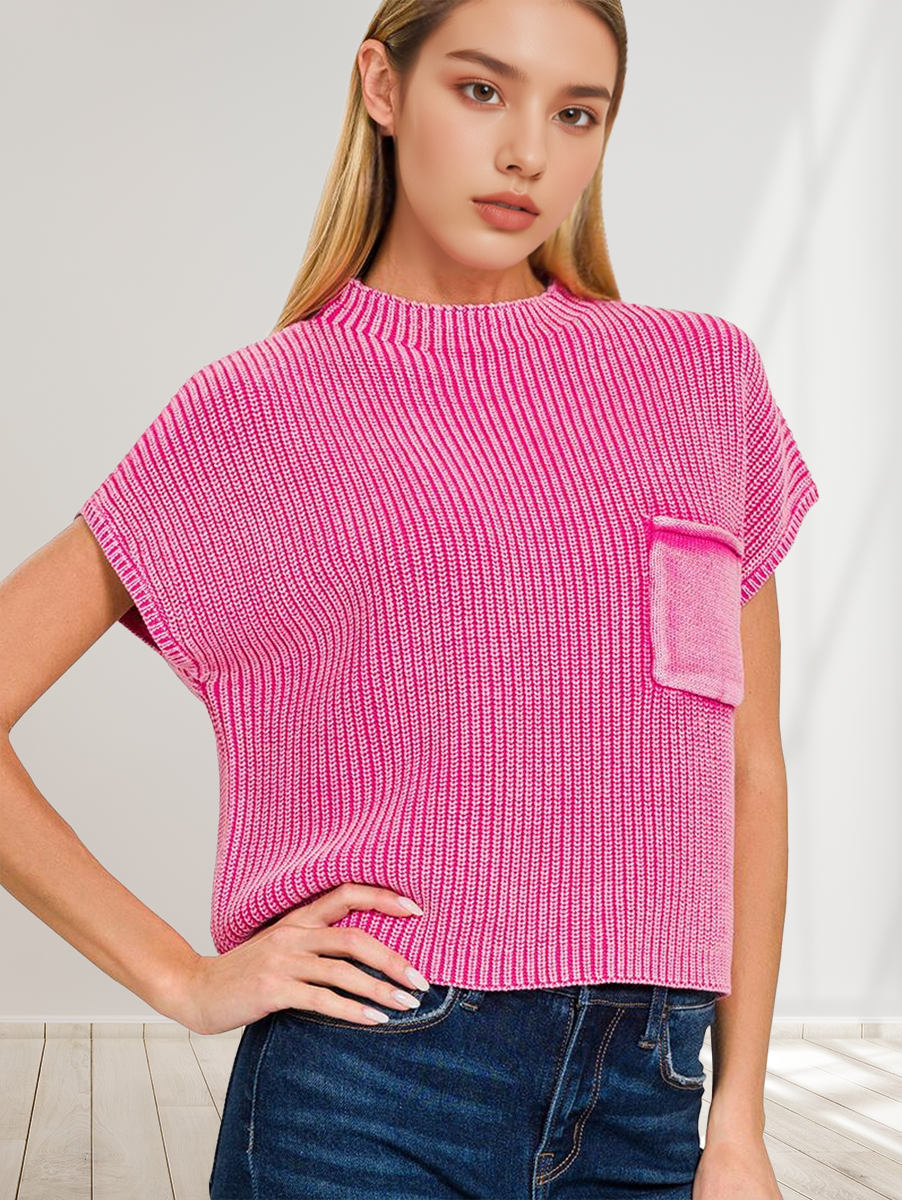 Mock Neck Fall Sweater