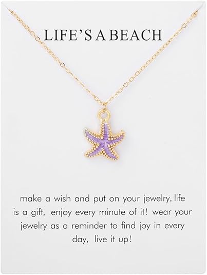 Life's A Beach Starfish Necklace
