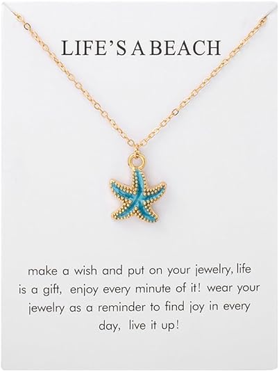 Life's A Beach Starfish Necklace