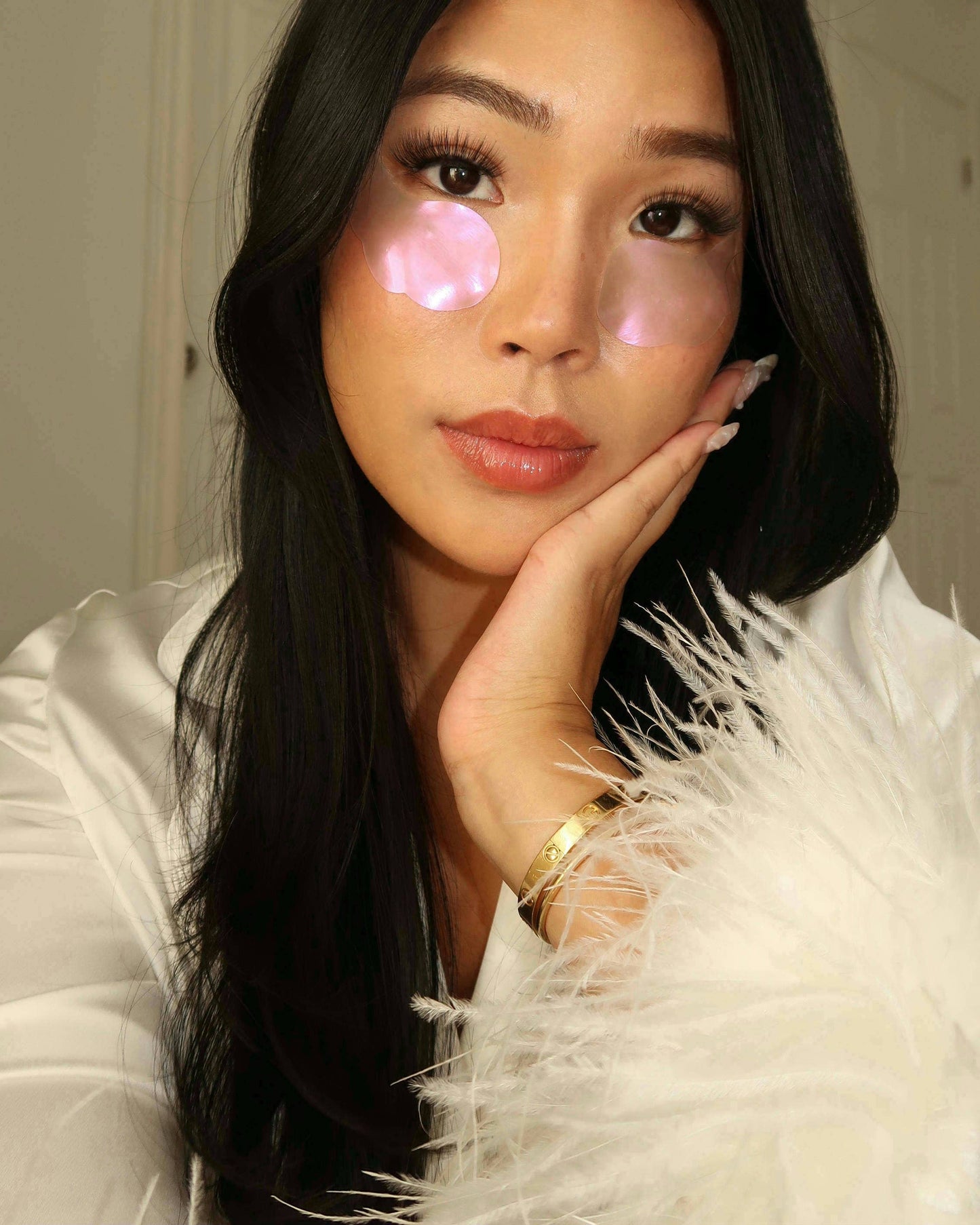 Hydrogel Seaweed-Based Undereye Masks