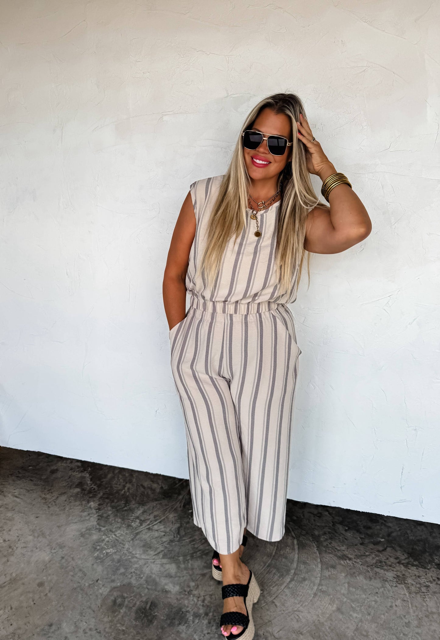 CALABASAS CROP PANT SET