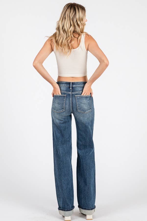 Case Jeans W/ Cuffed Hem