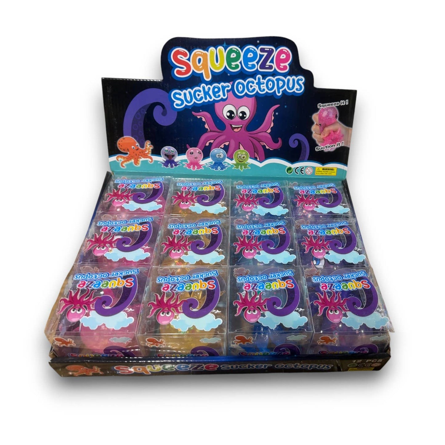 Squeeze Suction Cup Octopus