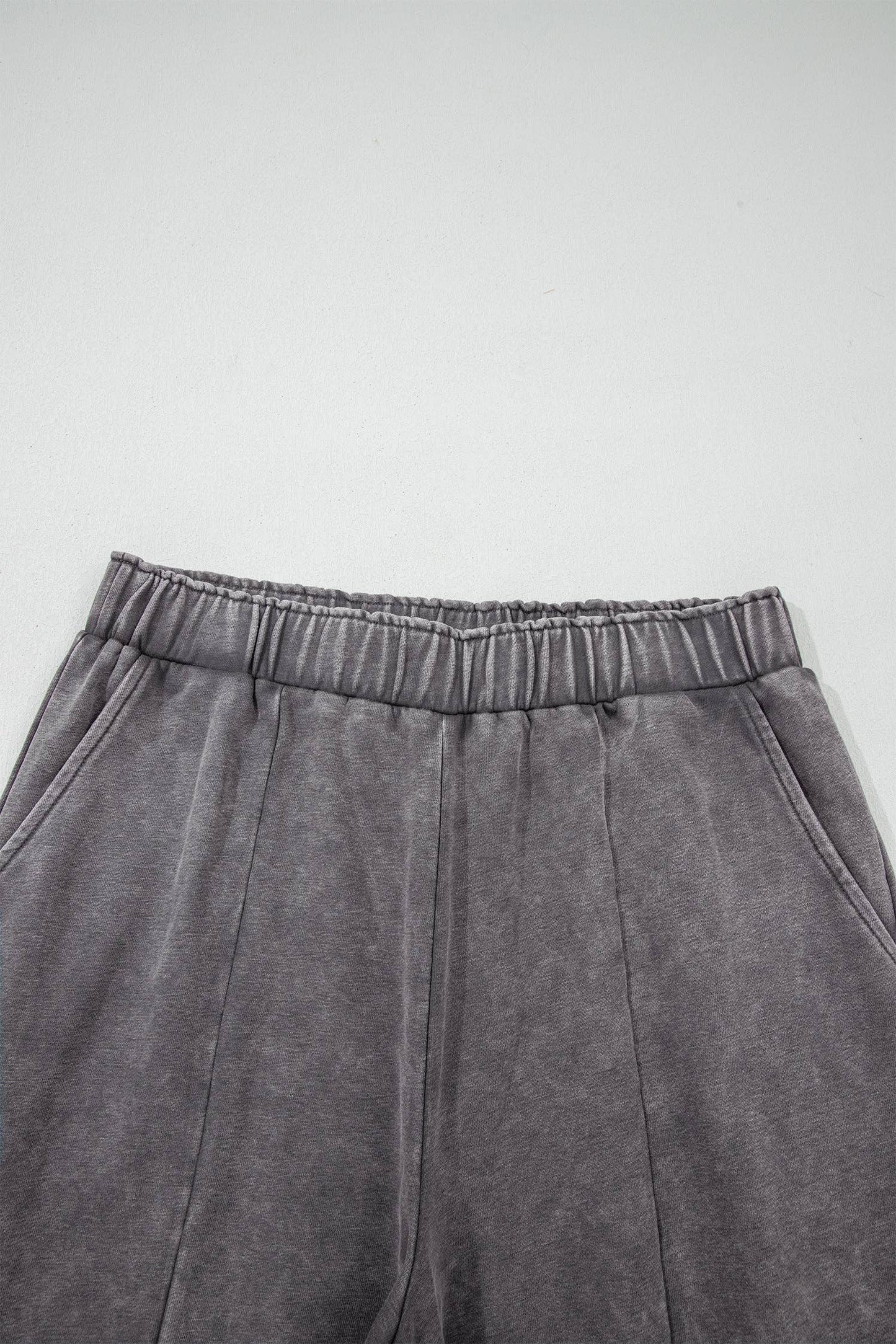Mineral Wash Leopard Patchwork Loose Pants
