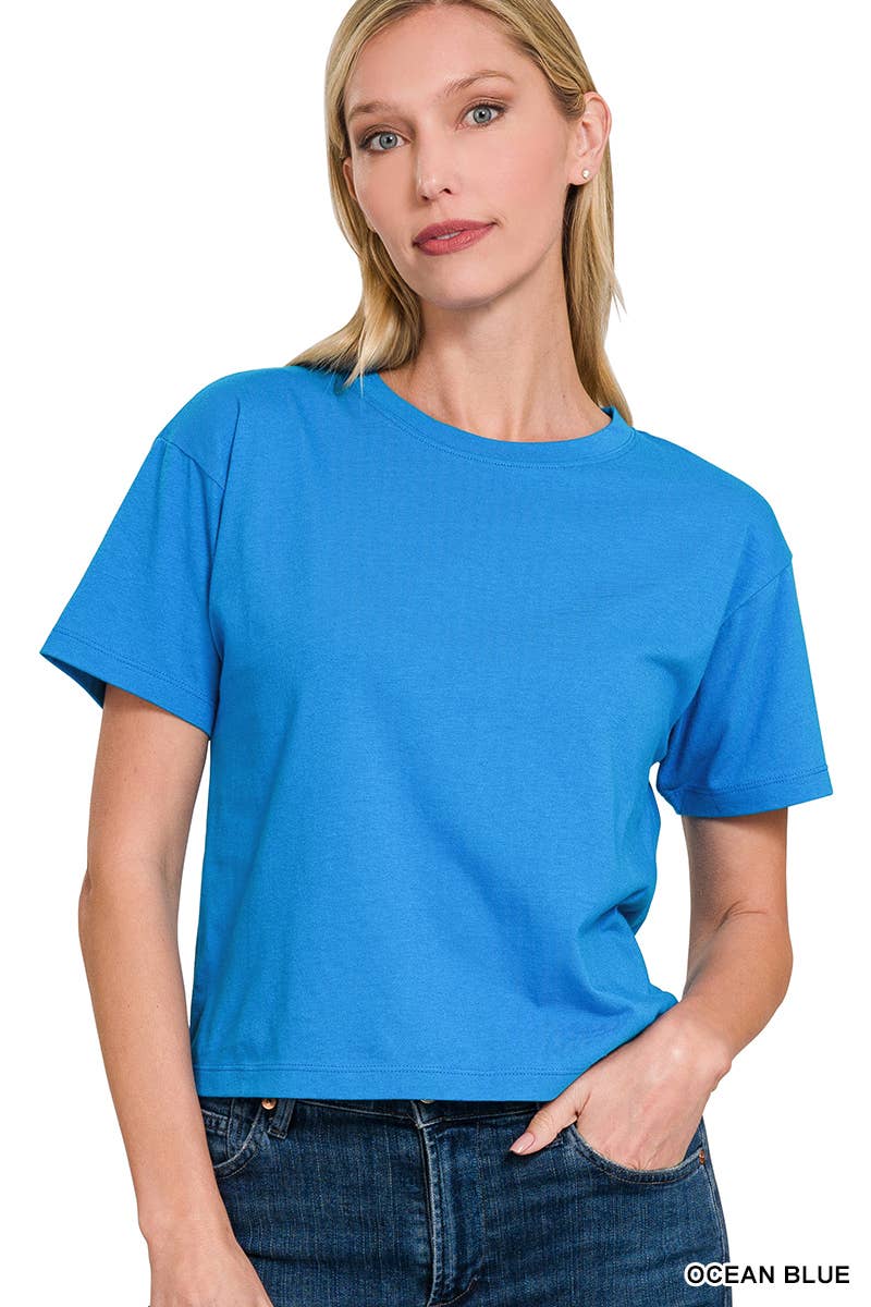 Crew Neck Short Sleeve Tee