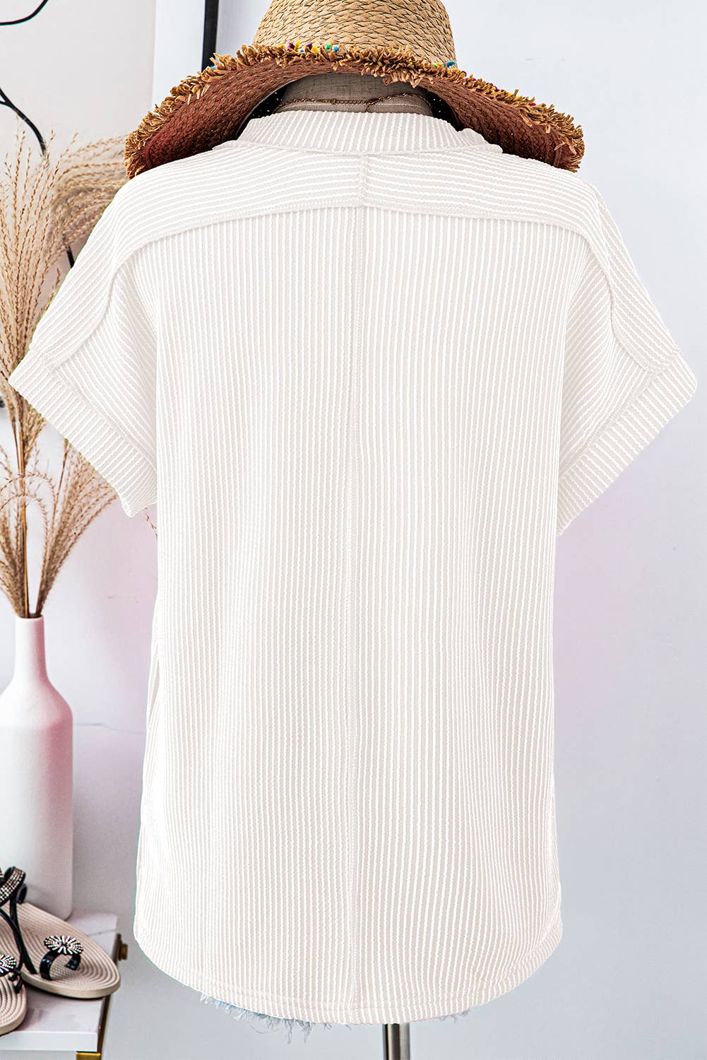 Exposed Stitching T-shirt