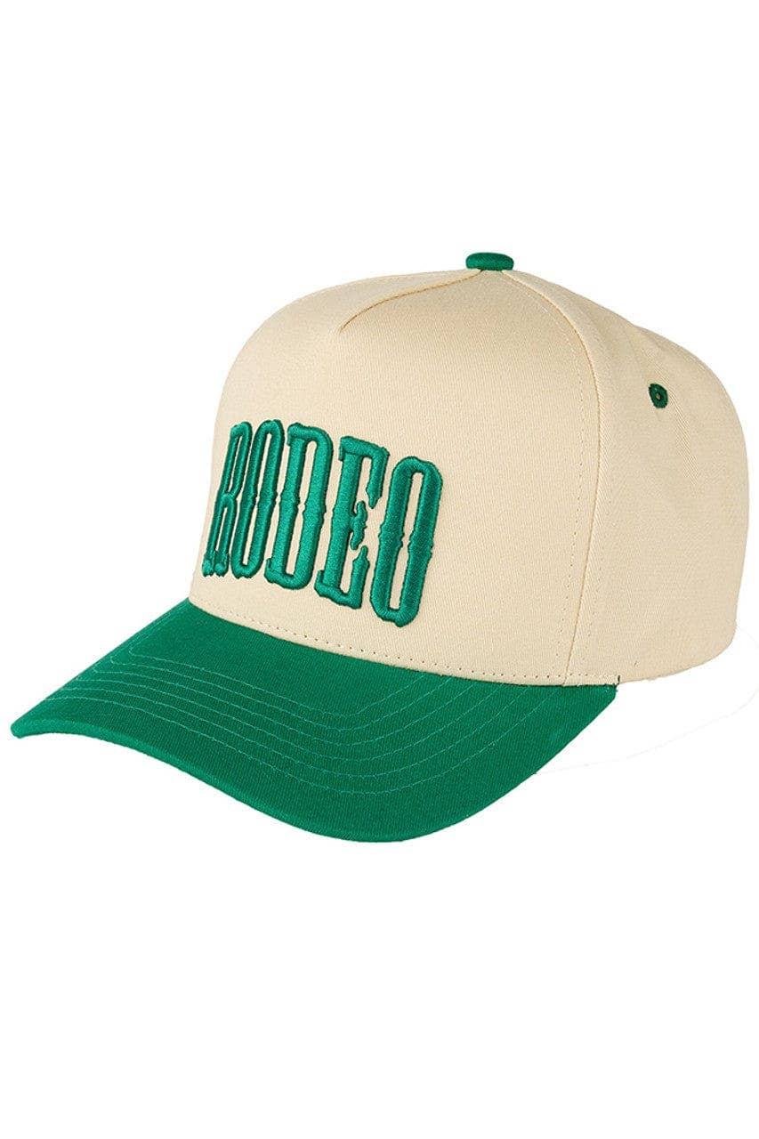 "RODEO" Trucker Hat: Brown