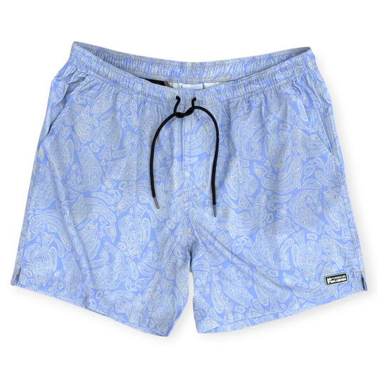 The Weekender Shorts - Fish Topo: 2X