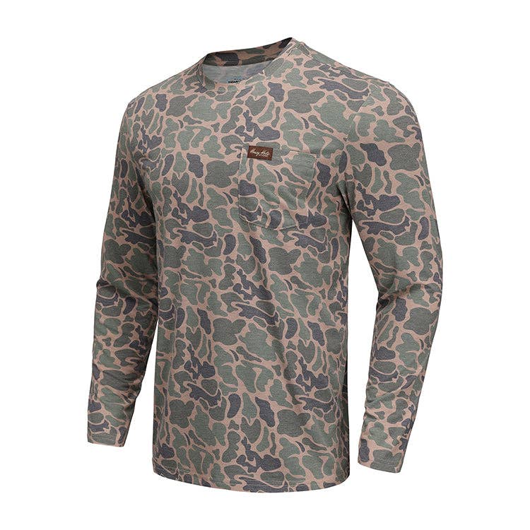 Drift Performance Crew Long Sleeve - Duck Camo