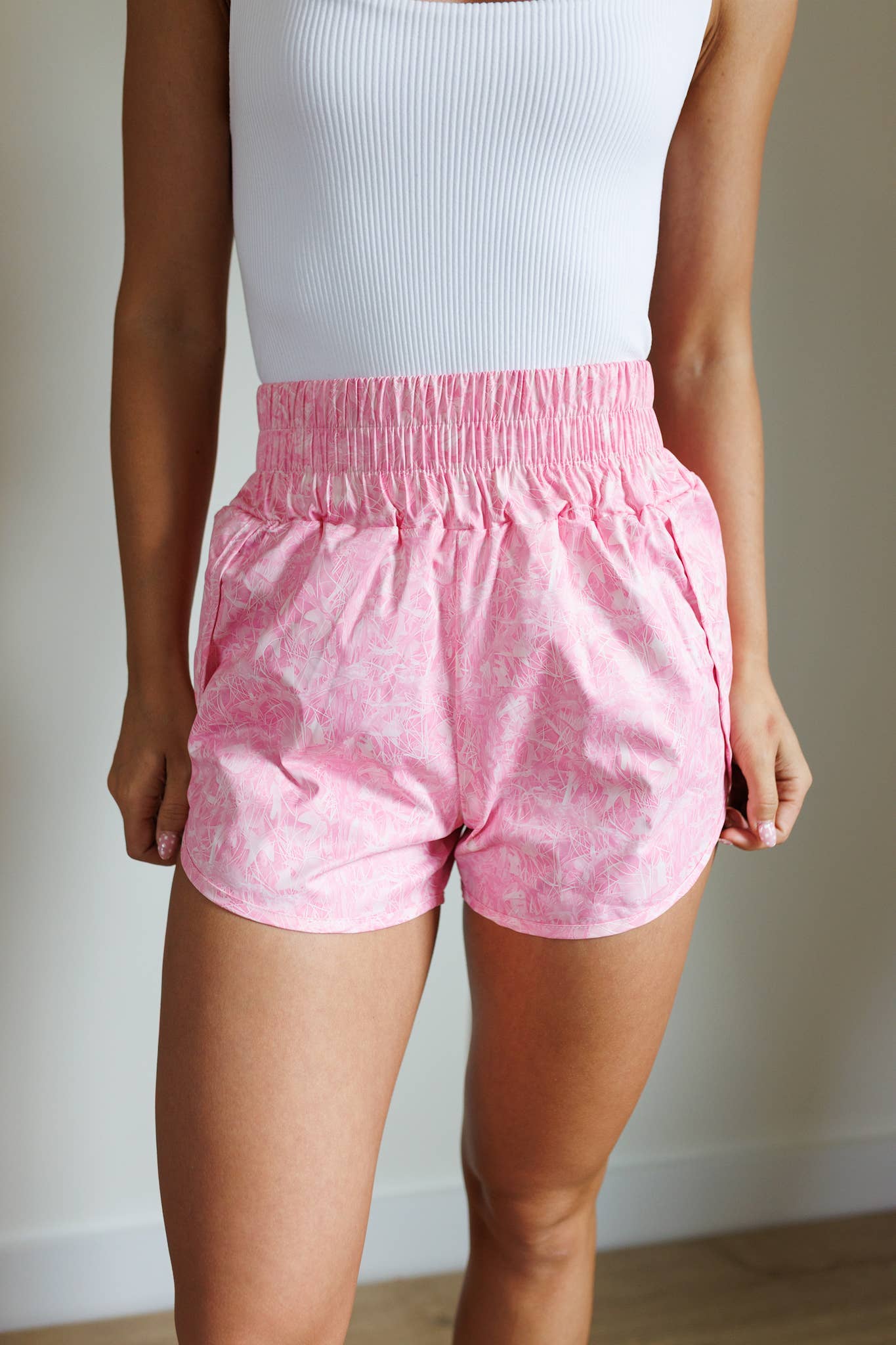 Pink Camo Shorts