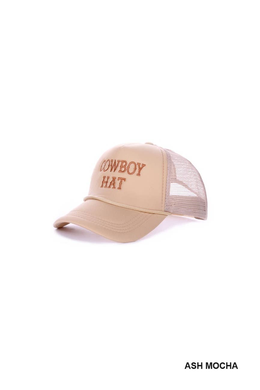 The Cowboy Hat Baseball Mesh Cap