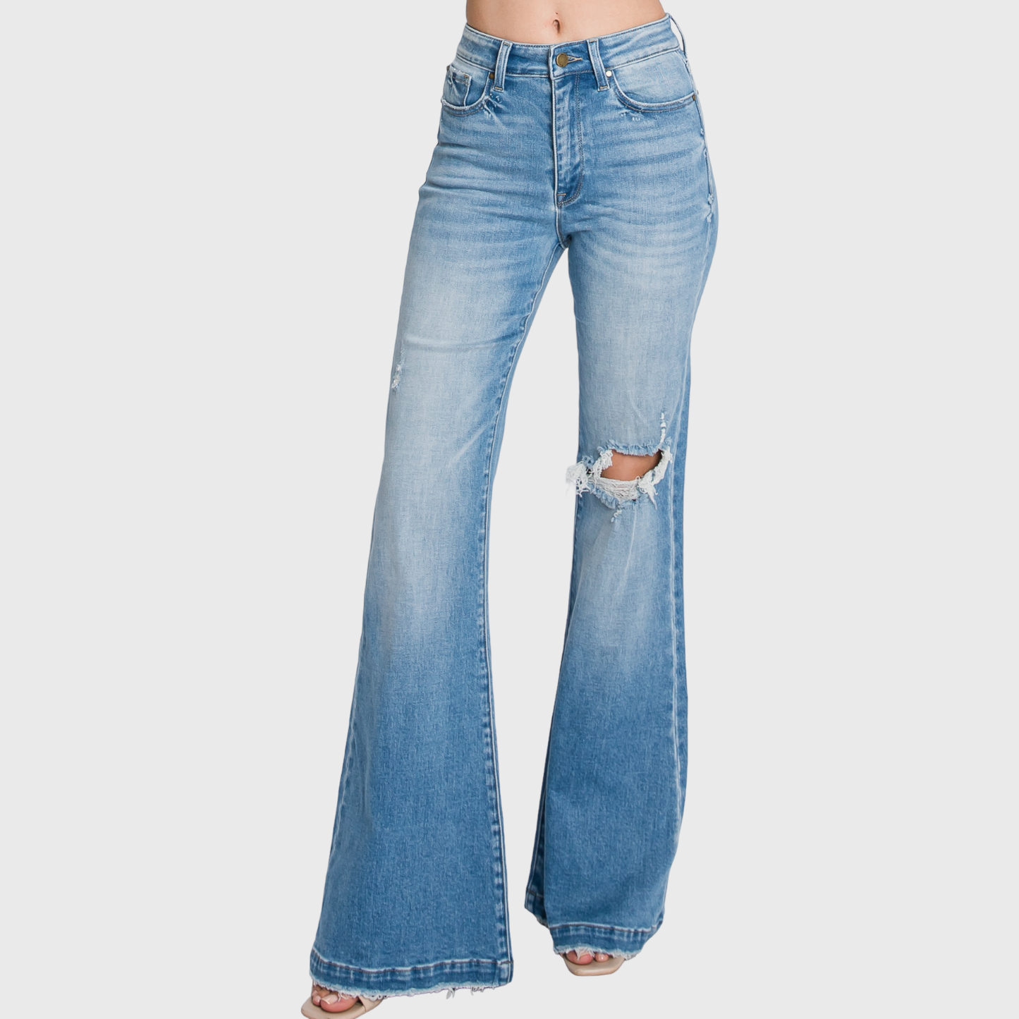 High Rise Flare Jeans