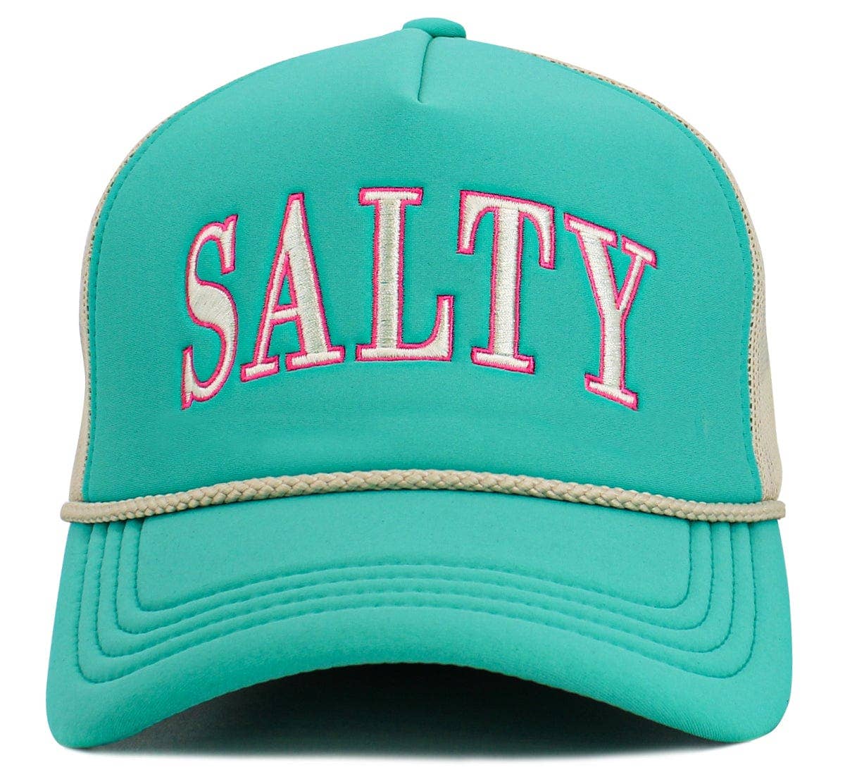 Salty Foam Trucker Mesh Cap: Rose