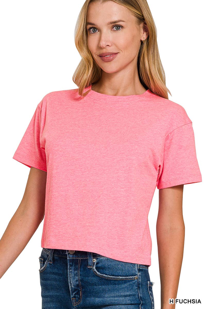 Crew Neck Short Sleeve Tee