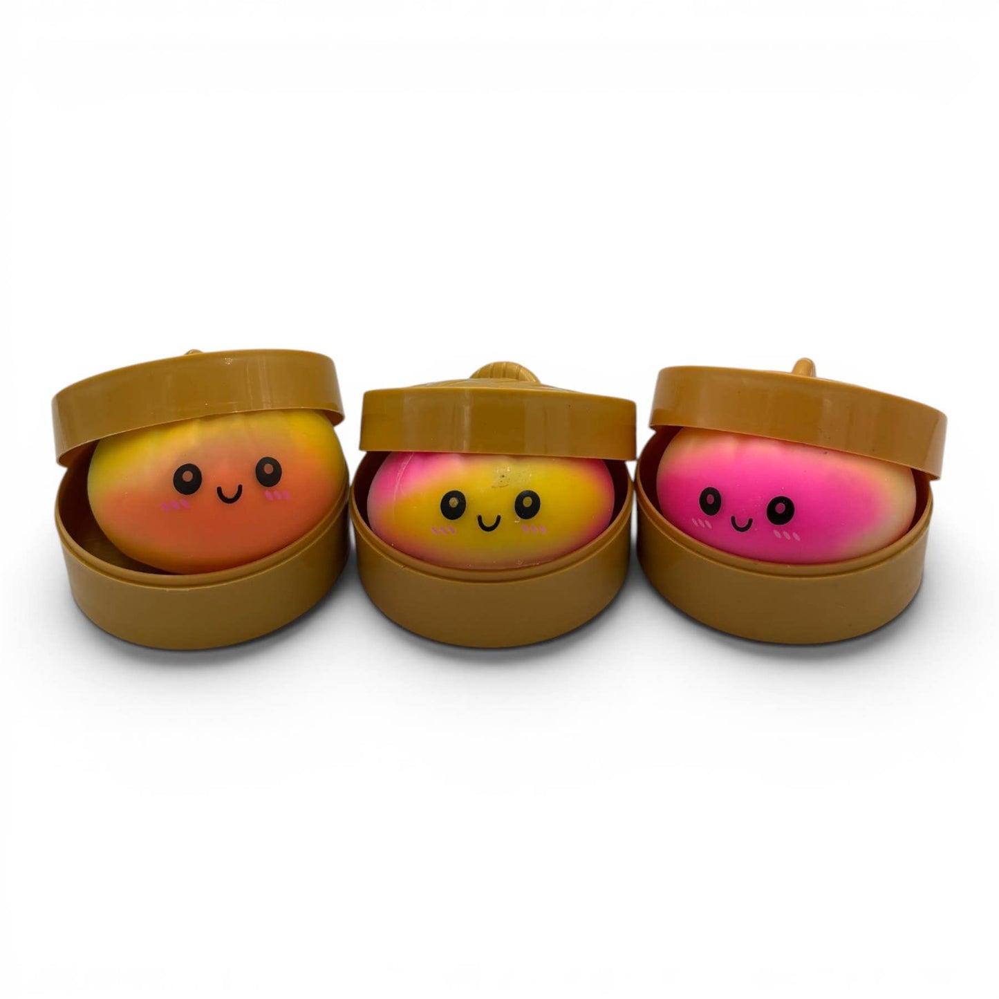 Tie Dye Neon Bun Squishy Toys